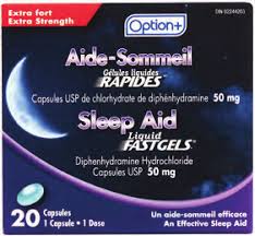 Option+ Aide-sommeil 50mg 20 capsules
