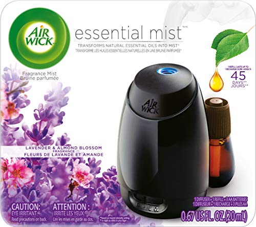 Assainisseur d'air à huile parfumée Air Wick, infusé d'huiles essentielles,  comprend un élément chauffant branchable et une recharge, choix de parfums,  paq. 2