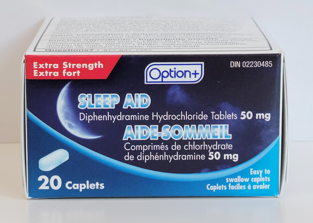 Option+ Aide-sommeil 50mg 20 caplets